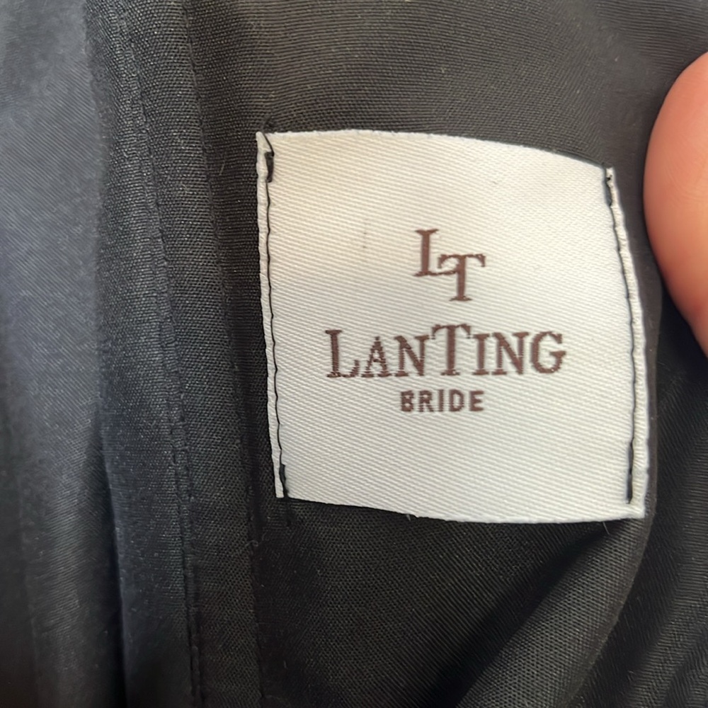 LT Lanting Bride Mesh & Lace High Neck Sleeveless Formal Bustier Top NWT Small - Picture 7 of 10